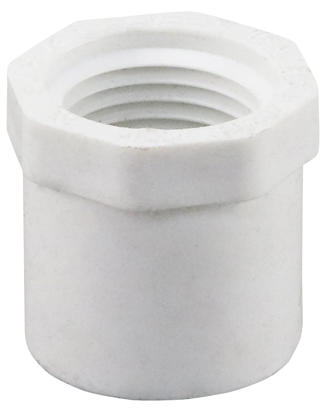IPEX 435722 Reducing Bushing, 3/4 x 1/2 in, Socket x FPT, PVC, SCH 40 ...