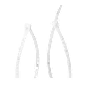 Gardner Bender 45-312 Cable Tie, Double-Lock Locking, 6/6 Nylon, Natural