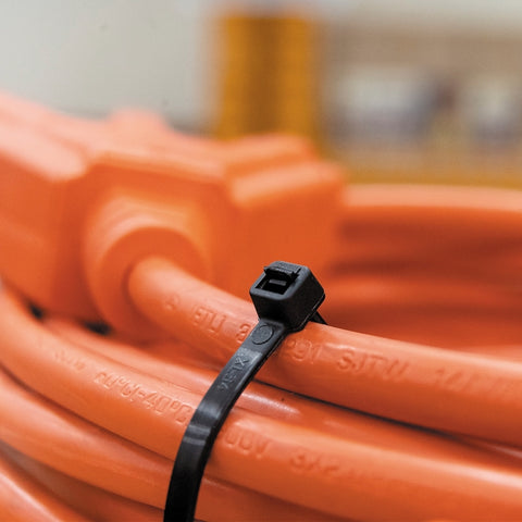 Gardner Bender 45-308UVB Cable Tie, Double-Lock Locking, 6/6 Nylon, Black