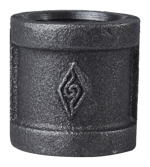 ProSource 21-3/4B Pipe Coupling, 3/4 in, FIP, Steel, 40 Schedule, 300 psi Pressure