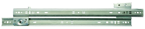 Knape & Vogt 1300P ZC 12 Drawer Slide, 75 lb, 12 in L Rail, 1/2 in W Rail, Steel, Zinc