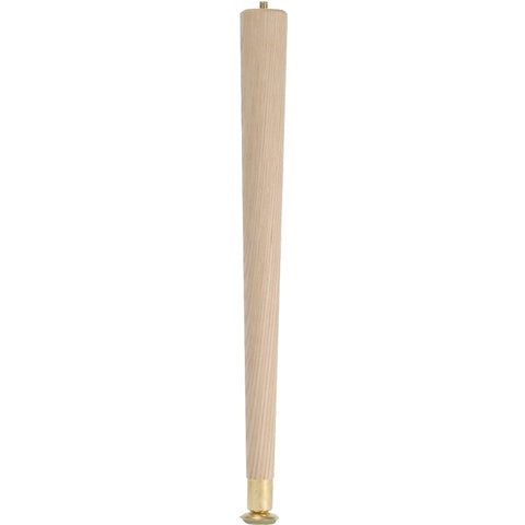 Waddell 2508 Table Leg, 7-1/2 in H, Hardwood, Smooth Sanded