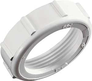 Plumb Pak PP9256W Slip-Joint Nut, Specifications: 1-1/4 in, PVC, White, Pack of 10