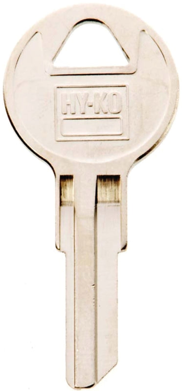 Hy-Ko 11010CG22 Key Blank, Brass, Nickel, For: Chicago Cabinet, House Locks and Padlocks, Pack of 10