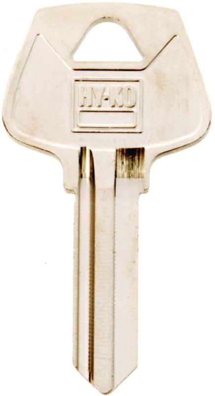 Hy-Ko 11010S3 Key Blank, Brass, Nickel, For: Sargent Cabinet, House Locks and Padlocks, Pack of 10
