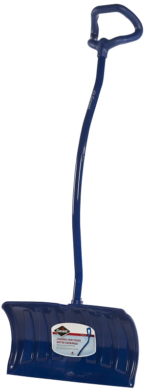Garant YP21EAKDVSU Snow Shovel, 20-3/4 in W Blade, Polyethylene Blade, Aluminum Handle, Versa-Grip Handle, Blue