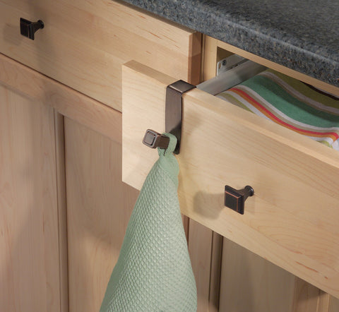 InterDesign 3 in. H x 2-1/2 in. W x 1 in. L Over-the-Door Hook Brown