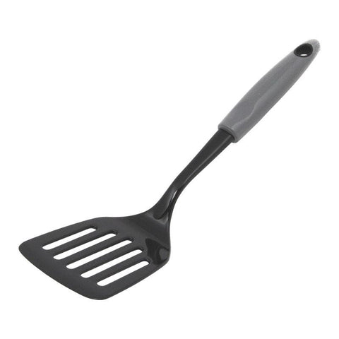 Chef Craft Black/Gray Nylon Slotted Turner, Pack of 3