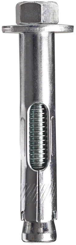 Cobra Anchors 452G Sleeve Anchor, 1/2 in Dia, 4 in L, Zinc Plated