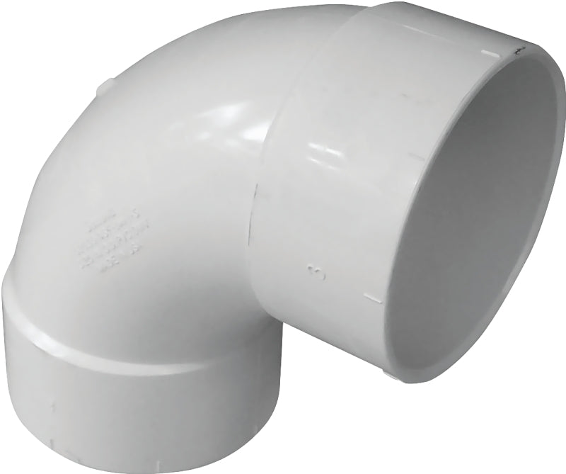 Sewer Shell IPEX 414163BC Sewer Long Turn Sweep Pipe Elbow, 3 in, Hub, 90 deg Angl ...