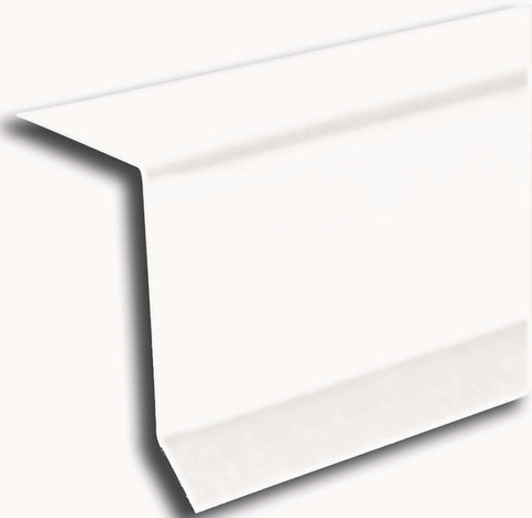 Amerimax 5760200120 West Coast Drip Edge, 10 ft L, 2 in W, 2 in H, Steel, White, Pack of 20