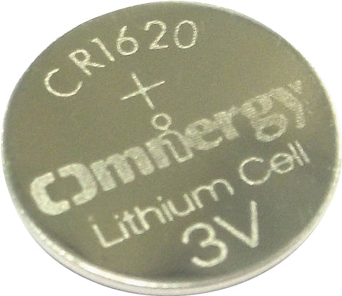 Hy-Ko KC900 Fob Battery, 3 V Battery, CR1620 Battery, Lithium, Pack of 5