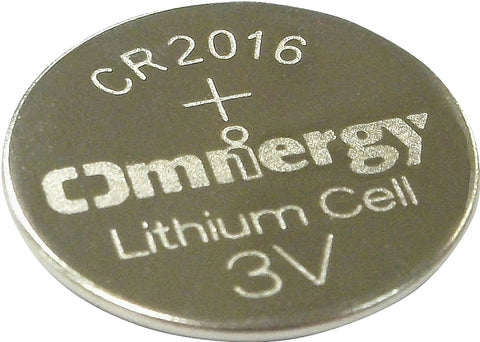 Hy-Ko KC901 Fob Battery, 3 V Battery, CR2016 Battery, Lithium, Pack of 5