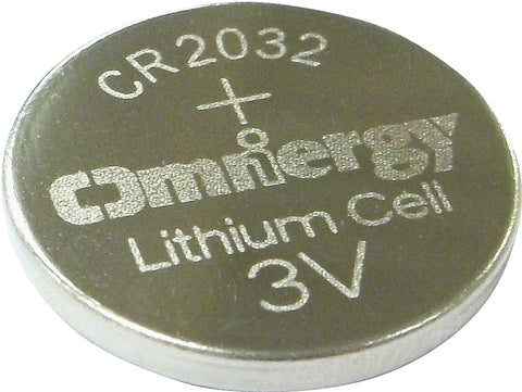 Hy-Ko KC903 Fob Battery, 3 V Battery, CR2032 Battery, Lithium, Pack of 5