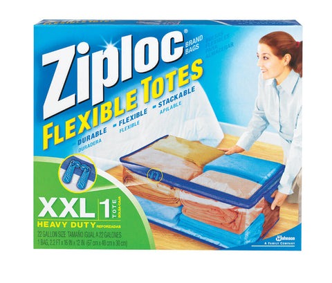Ziploc Flexible Storage Tote 12 in. H x 2.2 ft. W x 16 in. D