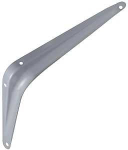 National Hardware 211BC Series N171-066 Shelf Bracket, 100 lb, Steel, Gray, 6 in L