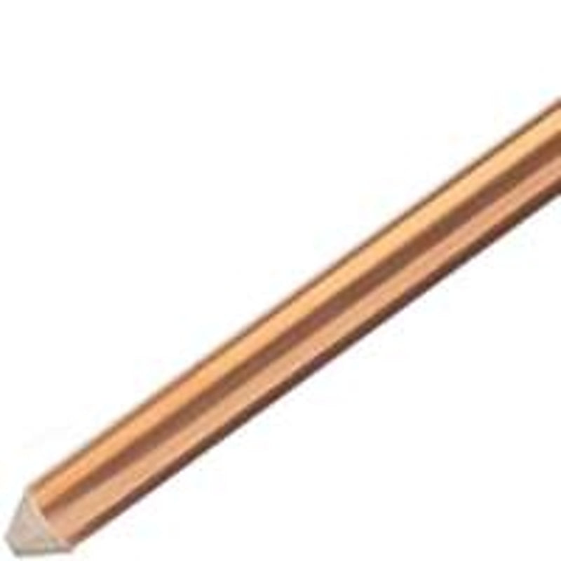nVent ERICO 615880UPC Grounding Rod, 5/8 in Dia Nominal, 8 ft L, Steel ...