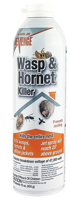 Bonide 631 Wasp and Hornet Killer, Liquid, Spray Application, 15 oz Aerosol Can