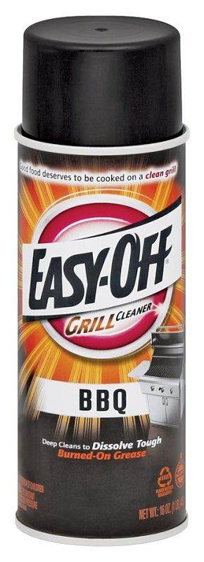 Easy-Off 6233887981 Barbecue Grill Cleaner, Light Tan/White, 16 oz Aerosol Can