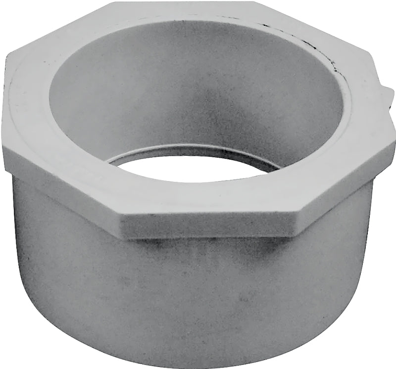 IPEX 035679 Reducer Bushing, 4 x 3 in, Spigot x Socket, PVC, White, SC ...