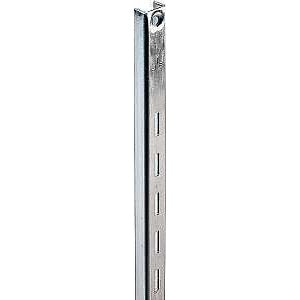 Knape & Vogt 80 80 ANO 48 Shelf Standard, 320 lb, 16 ga Thick Material, 5/8 in W, 48 in H, Steel, Anochrome, Pack of 10