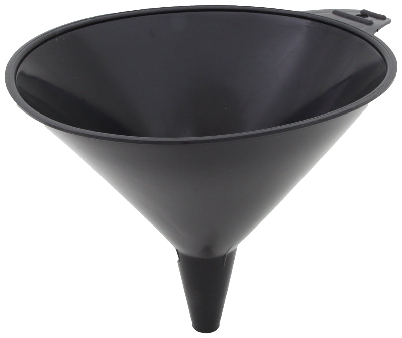 Funnel Shell FloTool 05064 Large Funnel, 2 qt, HDPE, Black, 8-3/4 in H, Pack of 12 ...