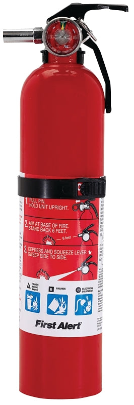 First Alert HOME1 Fire Extinguisher, 2.5 lb, Mono Ammonium Phosphate, Pack of 4