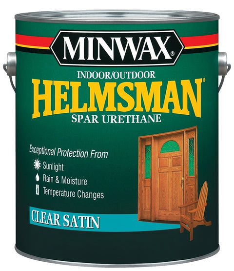 Minwax 13205000 Spar Varnish, Oil, 400 sq-ft/gal Coverage Area, Satin, Liquid, 1 gal Pail, Pack of 2