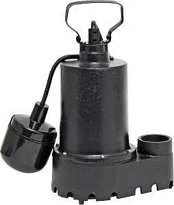 Superior Pump 92331 Sump Pump, 4.1 A, 120 V, 0.33 hp, 1-1/2 in Outlet, 46 gpm, Iron