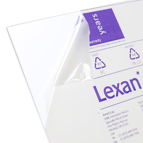 1/16 In. 2 Ft. x 2 Ft. Clear Lexan