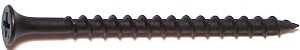 Midwest Fastener 10511 Screw, #8 Thread, 2-1/2 in L, Coarse Thread, Bugle Head, Phillips Drive, Phosphate