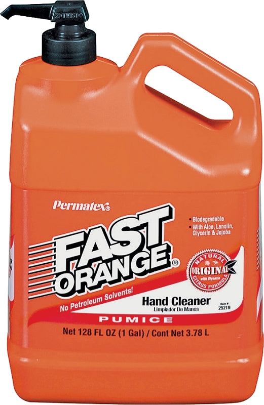 Fast Orange 25219 Hand Cleaner, Lotion, White, Citrus, 1 gal Bottle ...