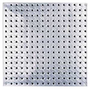Knape & Vogt 0204-1616 Pegboard, 16 in OAD, 16 in OAH, Steel