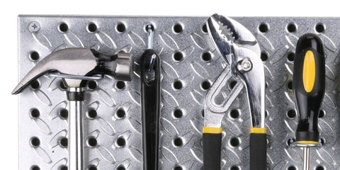 Knape & Vogt 0204-1648 Series Pegboard, 48 in OAD, 16 in OAH, Steel