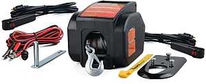 Keeper KTSL2000RM Portable Winch, Battery, Electric, 12 VDC, 2000 lb, Steel