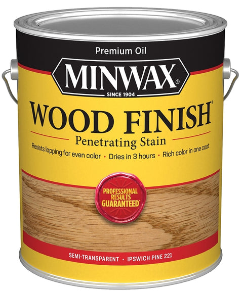 Minwax Wood Finish 710740000 Wood Stain, Ipswich Pine, Liquid, 1 gal, Can, Pack of 2