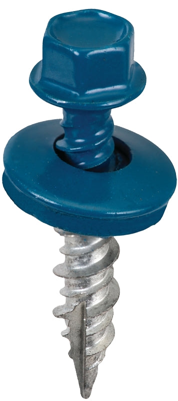 Acorn SW-MW1BL250 Screw, Blue, High-Low, Twin Lead Thread, Hex Drive ...