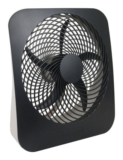 O2 Cool Personal Fan 12.8 in. H x 3.15 in. L x 11.89 in. W x 10 in. Dia. 2 speed AC 5 blade Gray