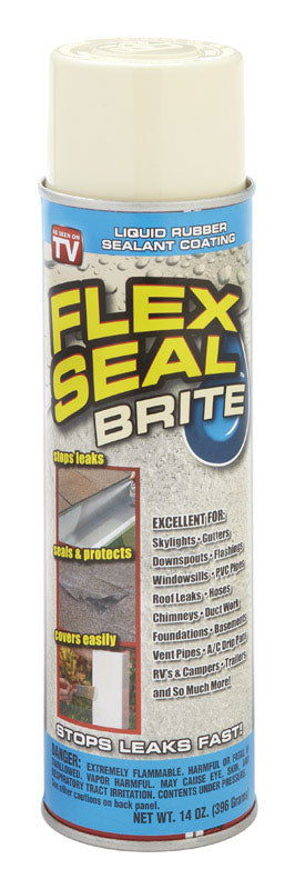 Flex Seal Rubber Sealant 14 oz. Off White Spray Can