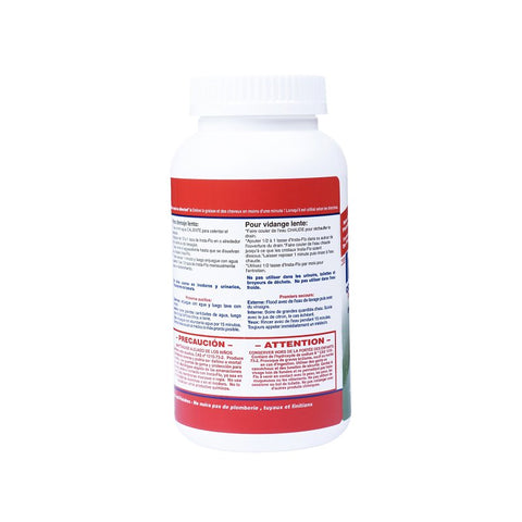 Insta-Flo IS-100 Drain Cleaner, Solid, White, 1 lb Bottle, Pack of 12