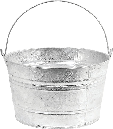 Behrens C17 Scrub Pail, 4.25 gal, Steel