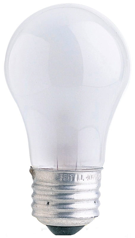 Feit Electric BP40A15/CAN Incandescent Bulb, Frosted Lamp, 1-7/8 in D x 3-1/2 in H Dimensions, 40 W, A15 Lamp, Pack of 6