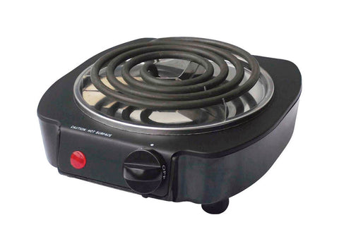Bena Casa Single Coil Burner 1,100 watts/120 volts Stainless Steel Black