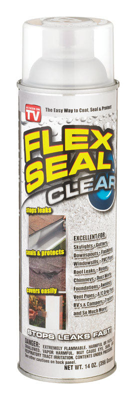 Flex Seal Rubber Spray Sealant 14 oz. Clear Spray Can
