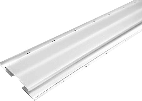 Master Flow AR10WH Ridge Vent, 10 ft L, 7-1/2 in W, Aluminum, White, Pack of 12