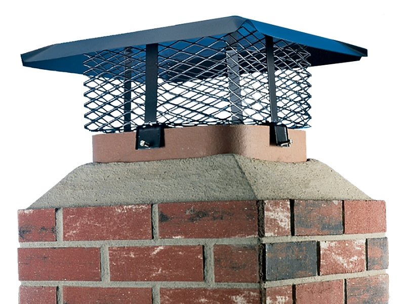 Shelter SCADJ-S Adjustable Chimney Cap, Steel, Black, Powder-Coated, F ...