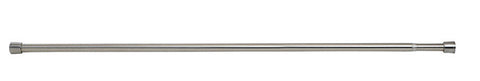 InterDesign Shower Curtain Rod 87 in. Brushed Silver