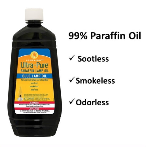 Lamplight Farms Ultra Pure Clean Burn Lamp Oil Blue 32 oz, Pack of 12