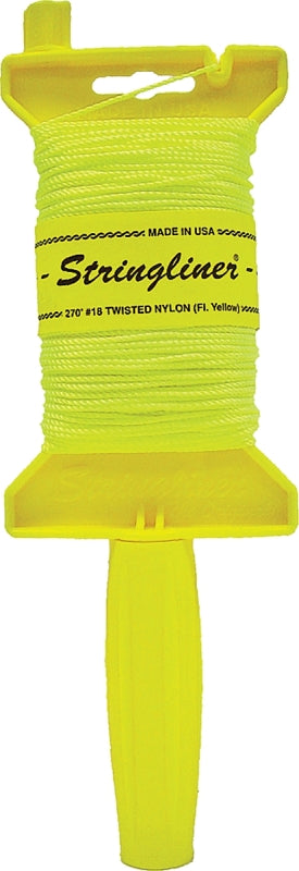 Stringliner 11412 Line Reel, 270 ft L Line, Fluorescent Yellow Line ...