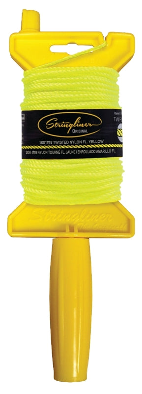 Kaufmann Fluorescent String Line In Yellow Or Orange (100m) | Tilers Tools
